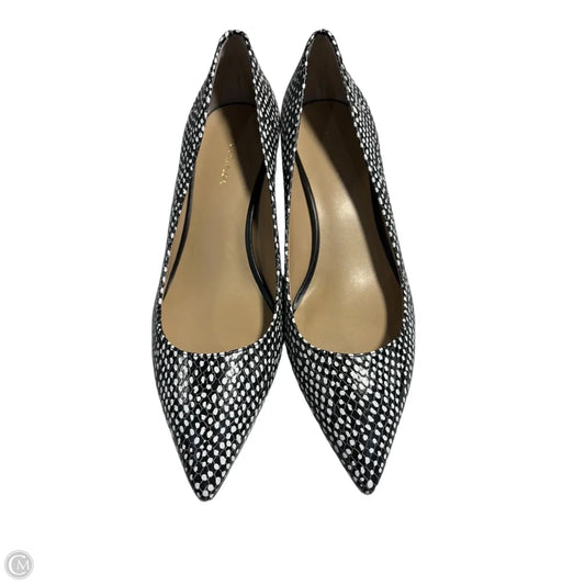 Shoes Heels Kitten By Ann Taylor In Polkadot Pattern, Size: 7.5