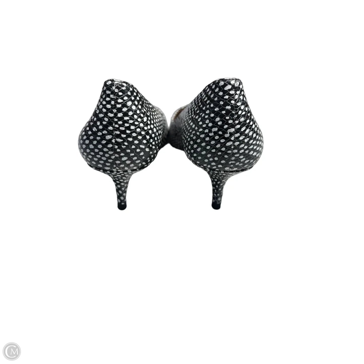 Shoes Heels Kitten By Ann Taylor In Polkadot Pattern, Size: 7.5