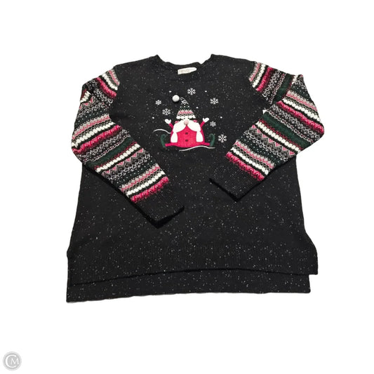 Sweater By Christopher And Banks In Black, Size: Xl