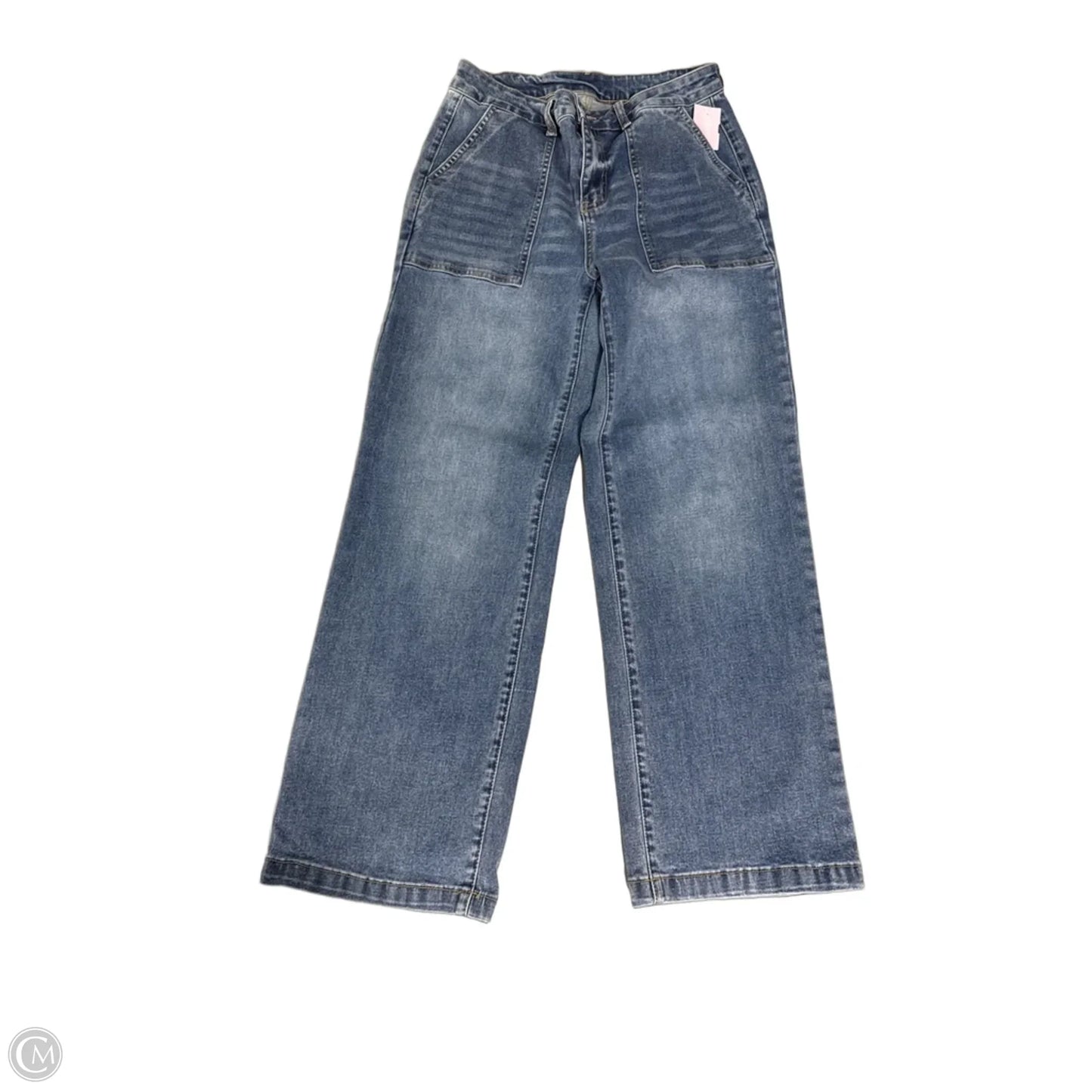 Jeans Wide Leg By Cmc In Blue, Size: 8
