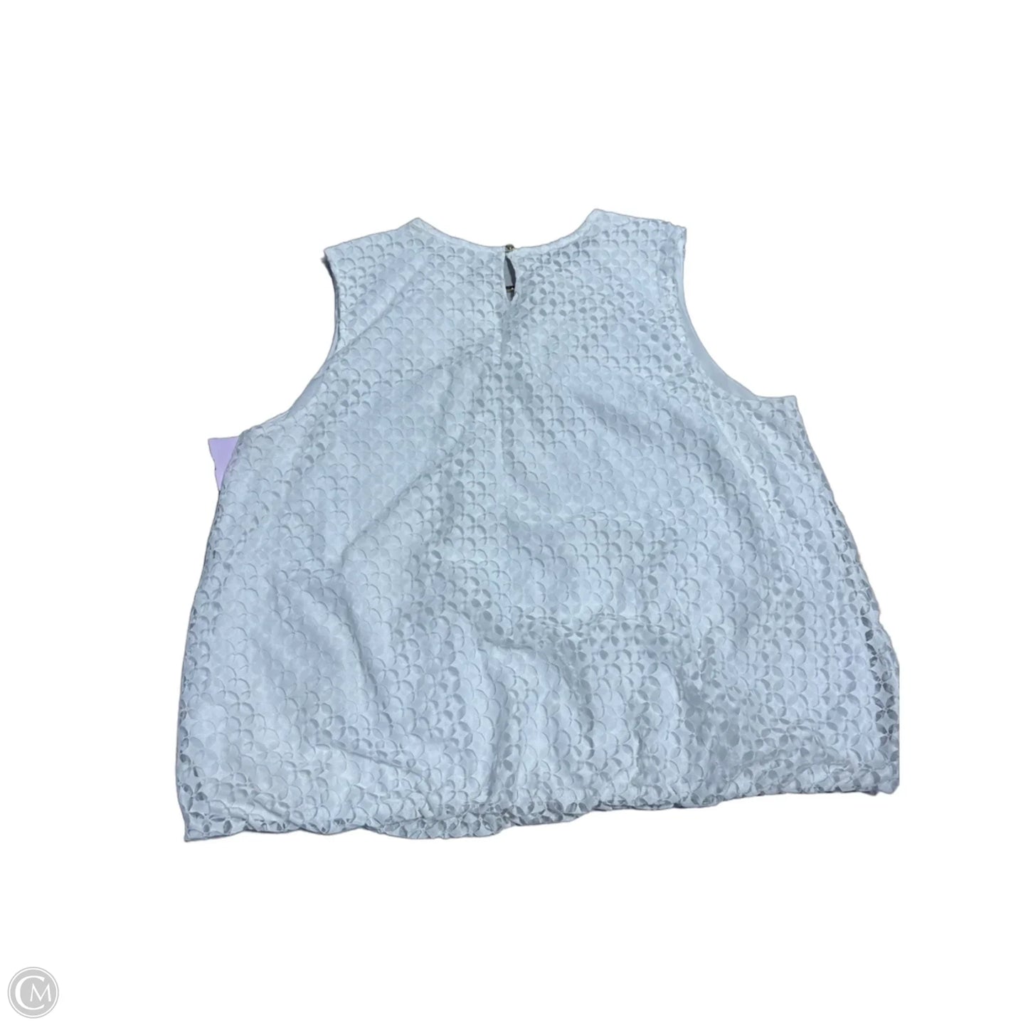 Tank Top By Liz Claiborne In White, Size: Xxl