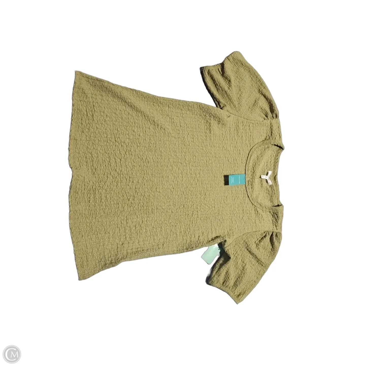 Top Short Sleeve By Maurices In Green, Size: S