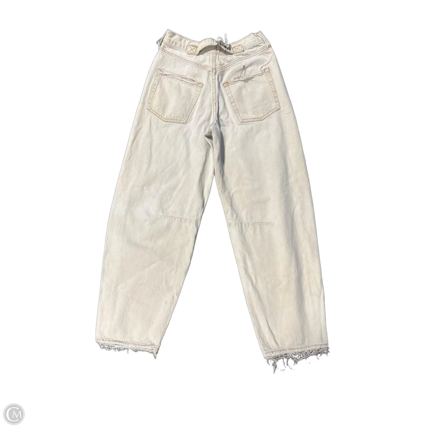 Jeans Wide Leg By Urban Outfitters In Beige, Size: 0