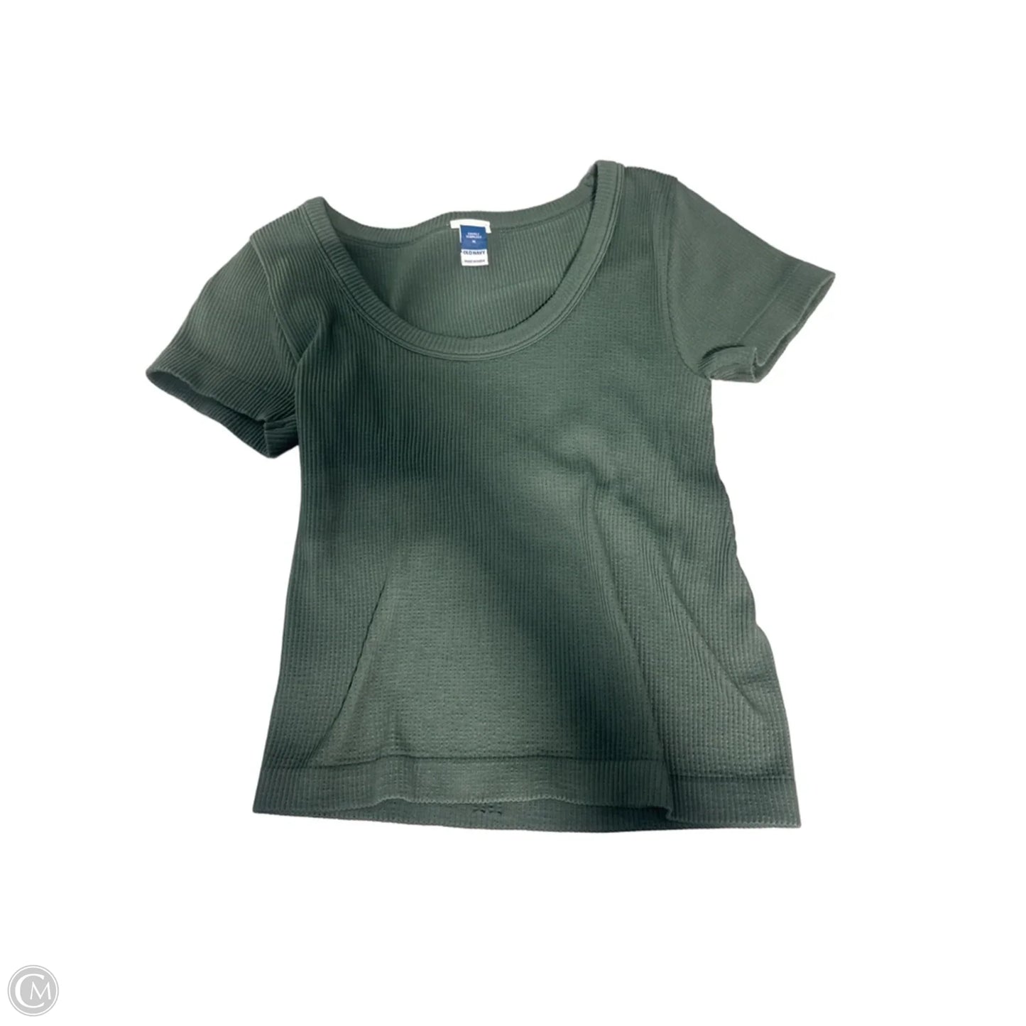 Top Short Sleeve By Old Navy In Green, Size: M