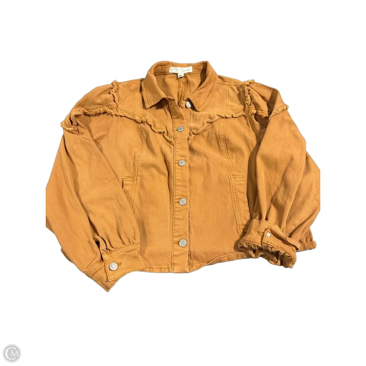 Jacket Denim By Cmc In Orange, Size: L