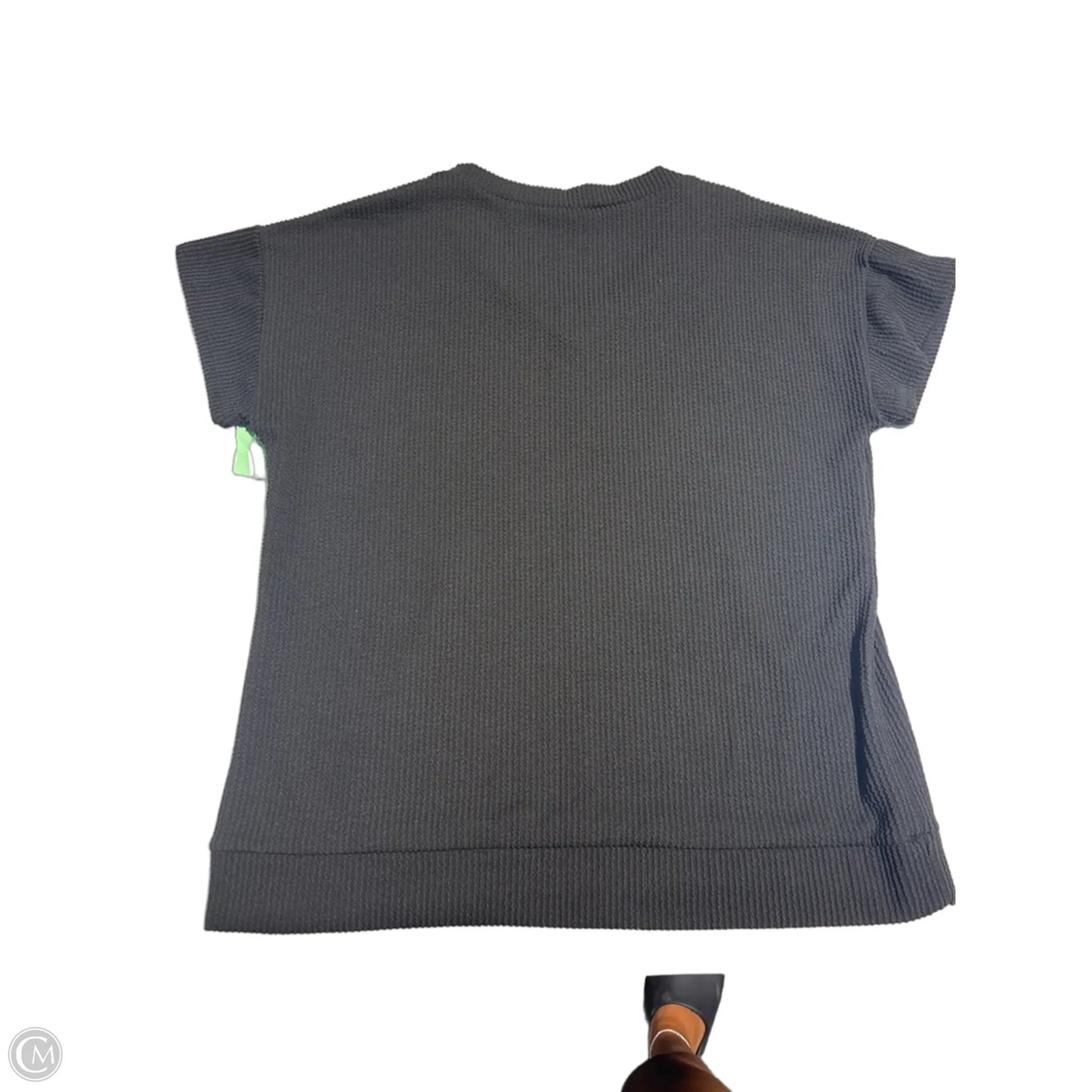 Top Short Sleeve By Blumin In Black, Size: L