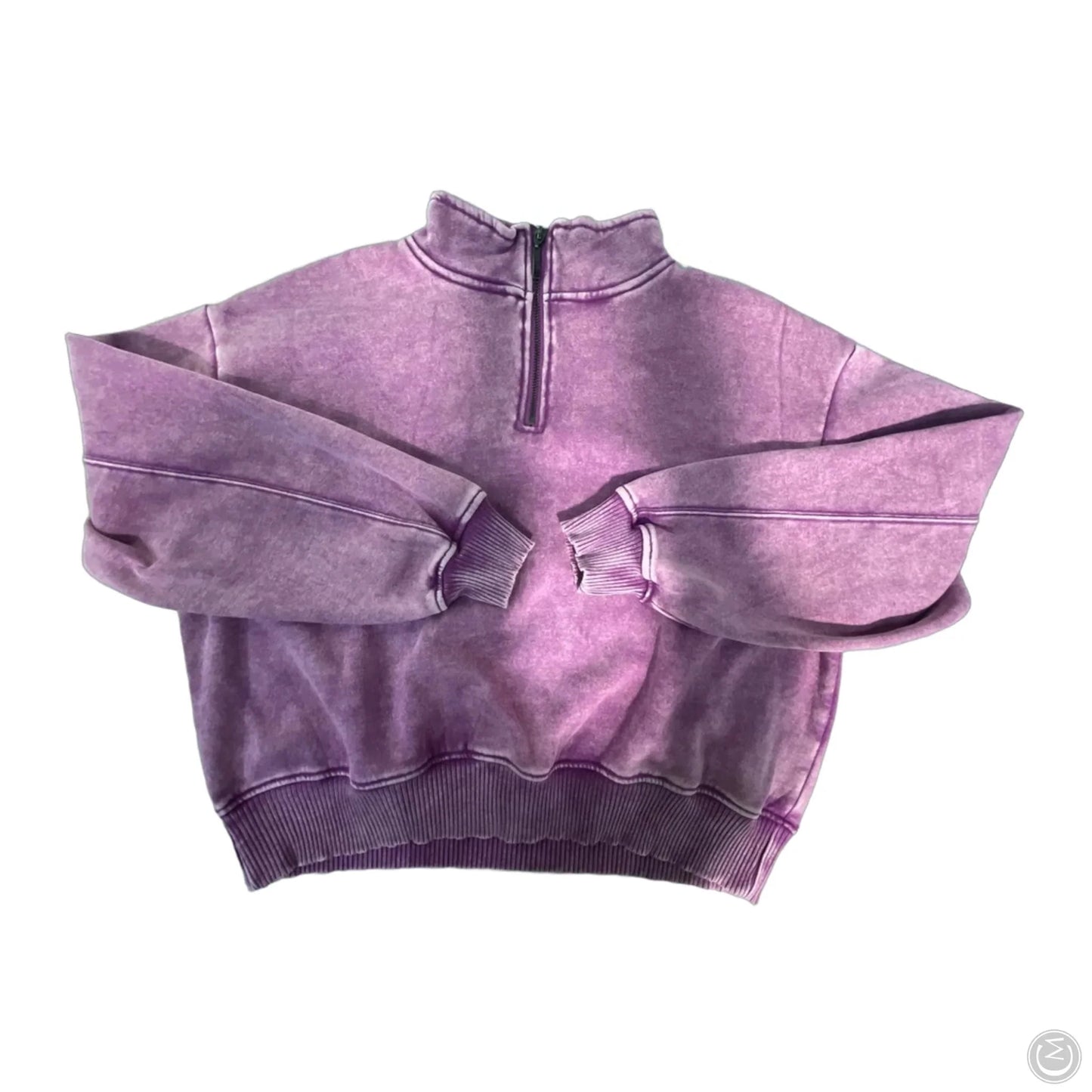Top Long Sleeve By Zenana In Purple, Size: M
