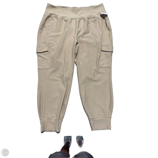 Athletic Pants By Old Navy In Beige, Size: 2x