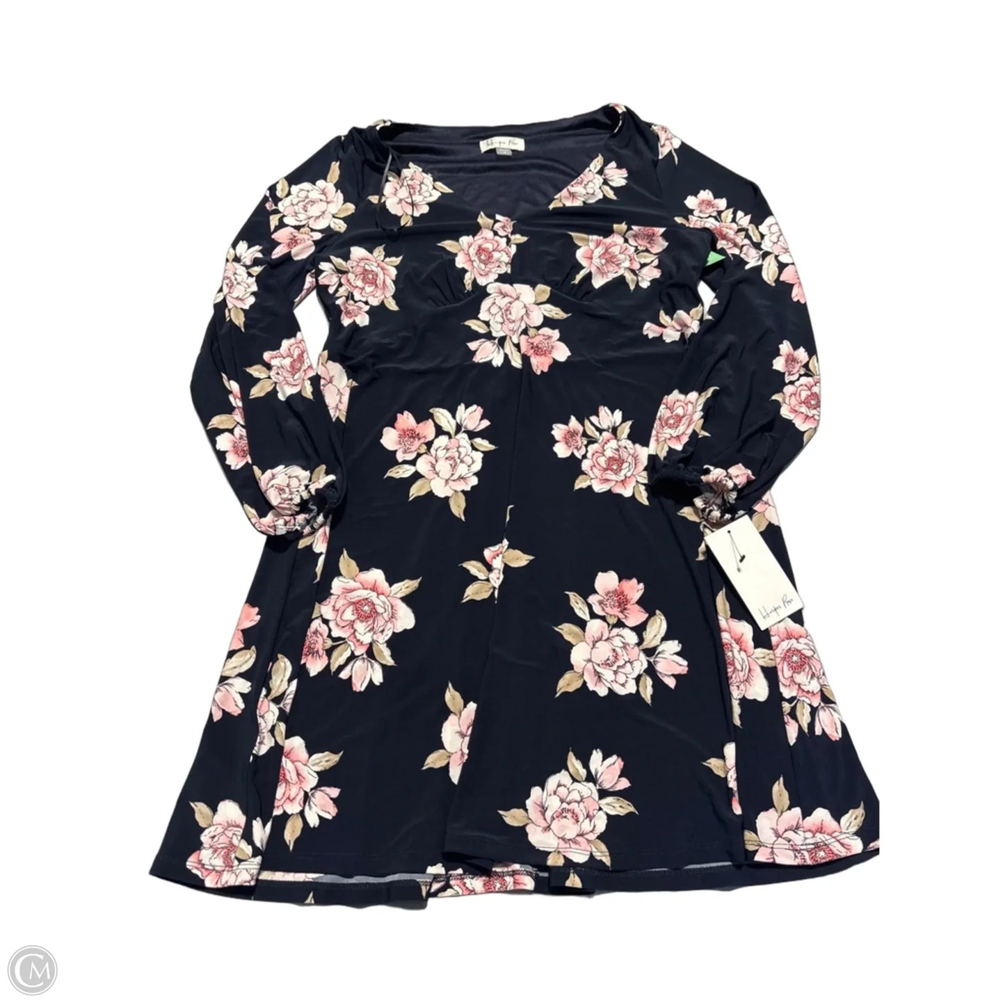 Dress Casual Midi By Cmc In Floral Print, Size: 12