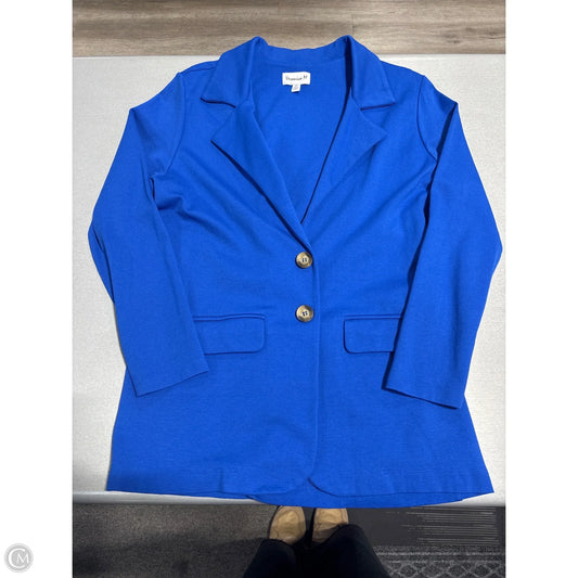 Blazer By Veronica M In Blue, Size: Xl