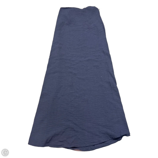 Skirt Maxi By Zara In Blue, Size: S