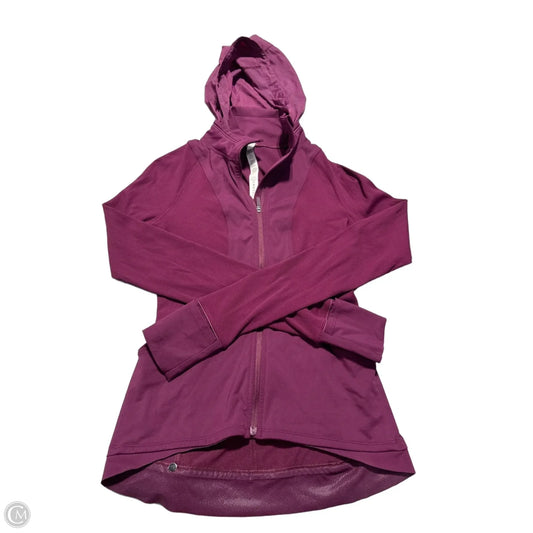 Athletic Jacket By Lululemon In Purple, Size: 4