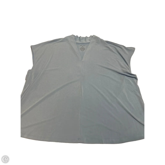 Top Short Sleeve By Nine West In Blue, Size: 1x
