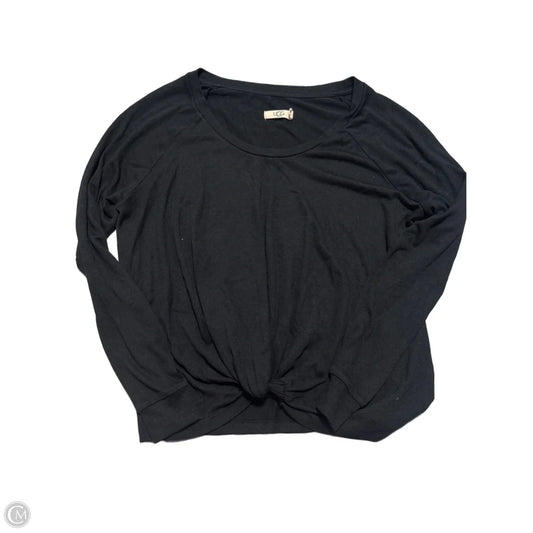 Top Long Sleeve Designer By Ugg In Black, Size: S