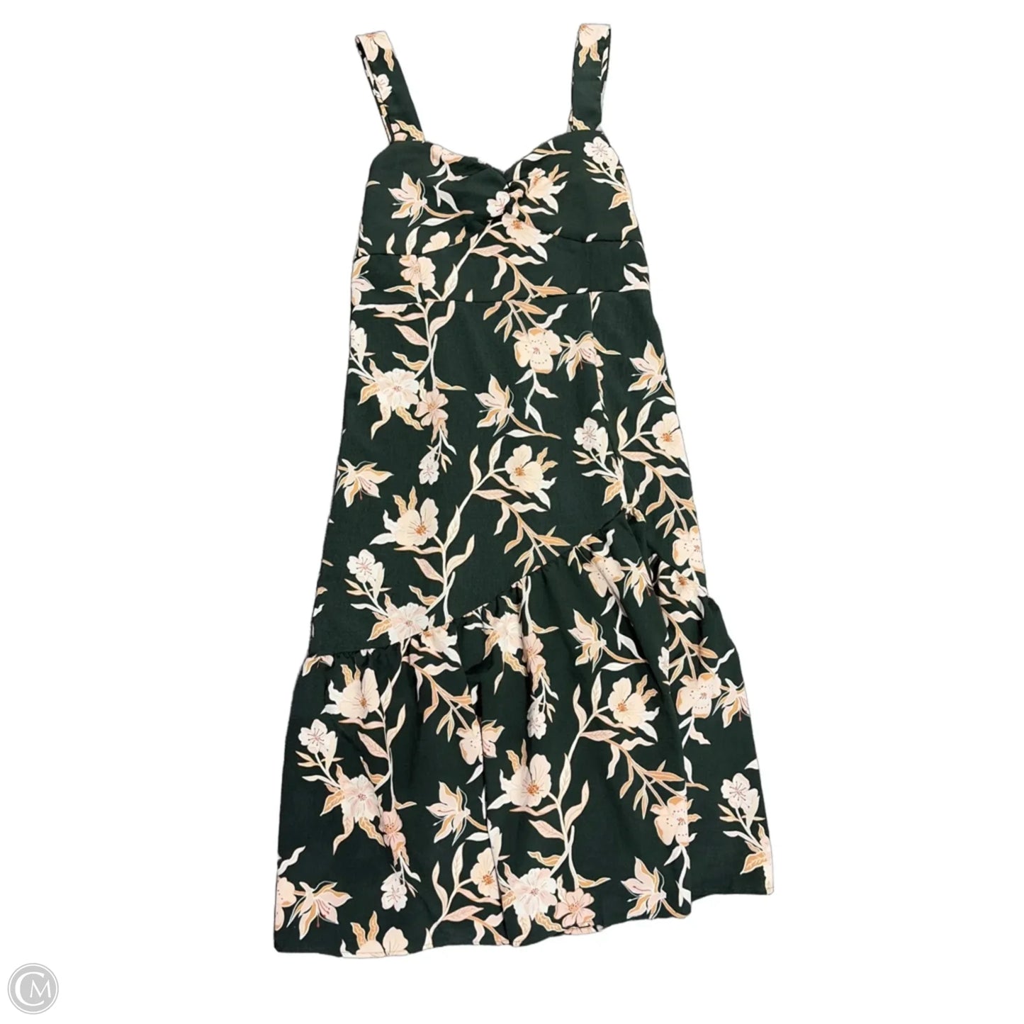 Dress Casual Maxi By Maurices In Floral Print, Size: Xl