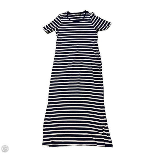 Dress Casual Maxi By Tahari In Striped Pattern, Size: M