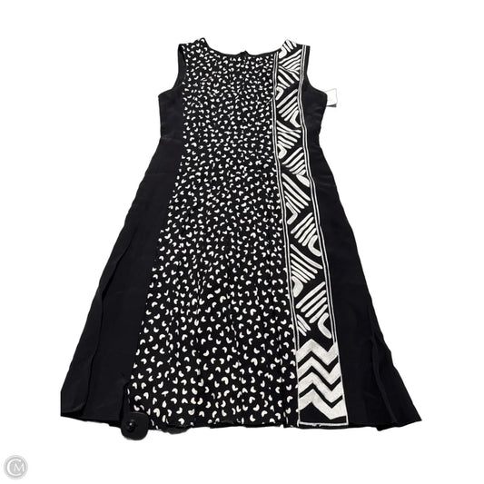 Dress Luxury Designer By Oscar De La Renta In Black & White, Size: 8