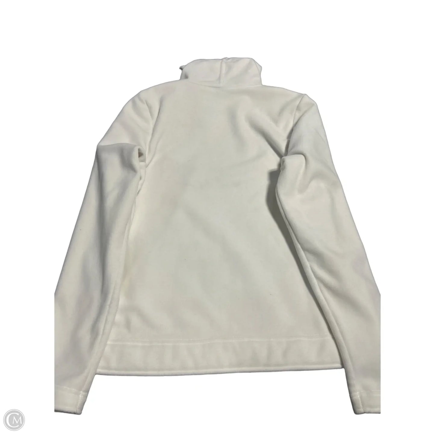 Sweatshirt Hoodie By Nobull In White, Size: S