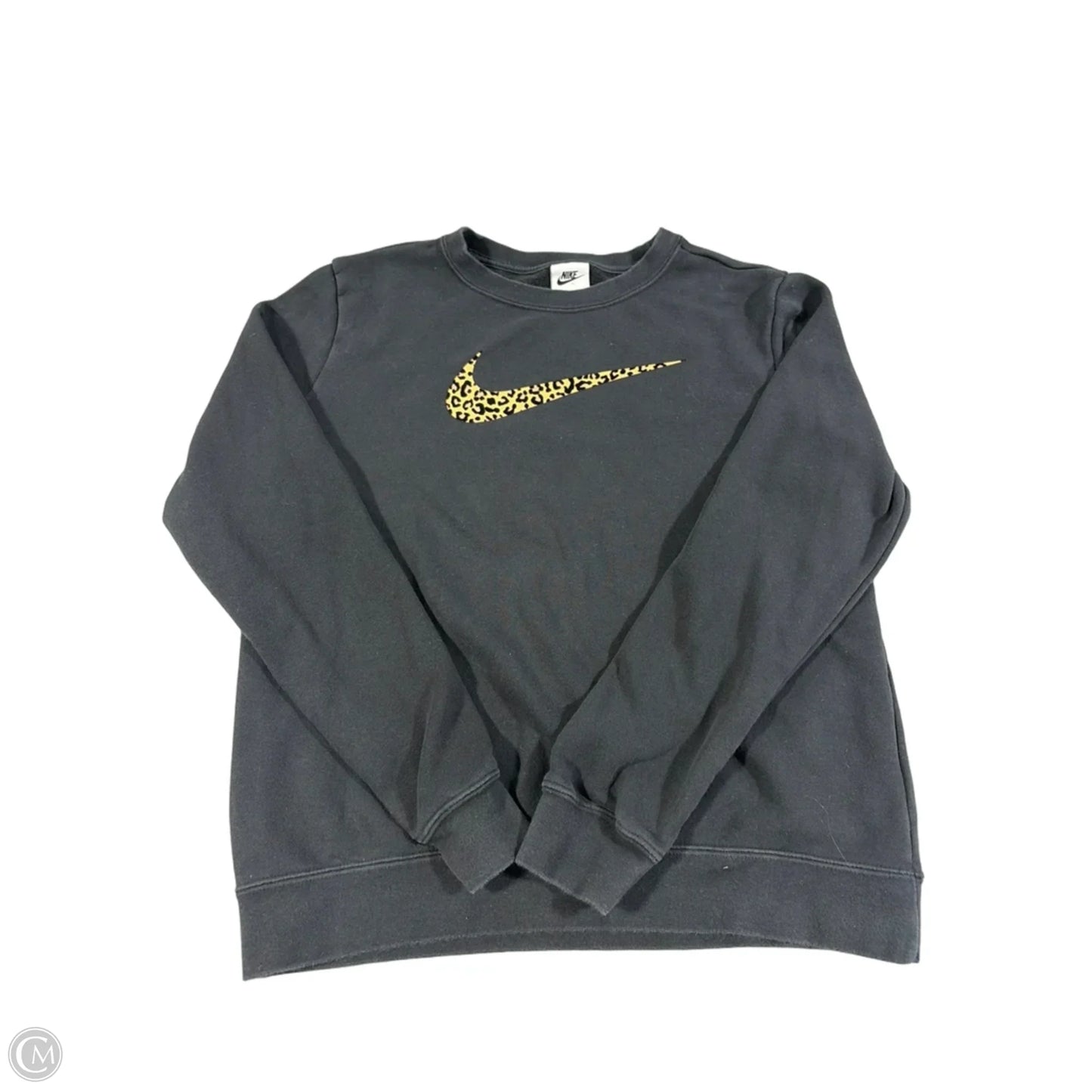Top Long Sleeve By Nike In Black, Size: S