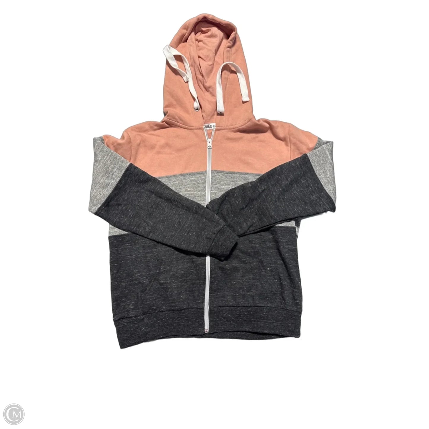 Sweatshirt Hoodie By Cmc In Striped Pattern, Size: Xl