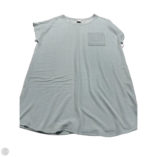 Dress Casual Midi By Cmc In Blue, Size: 2x