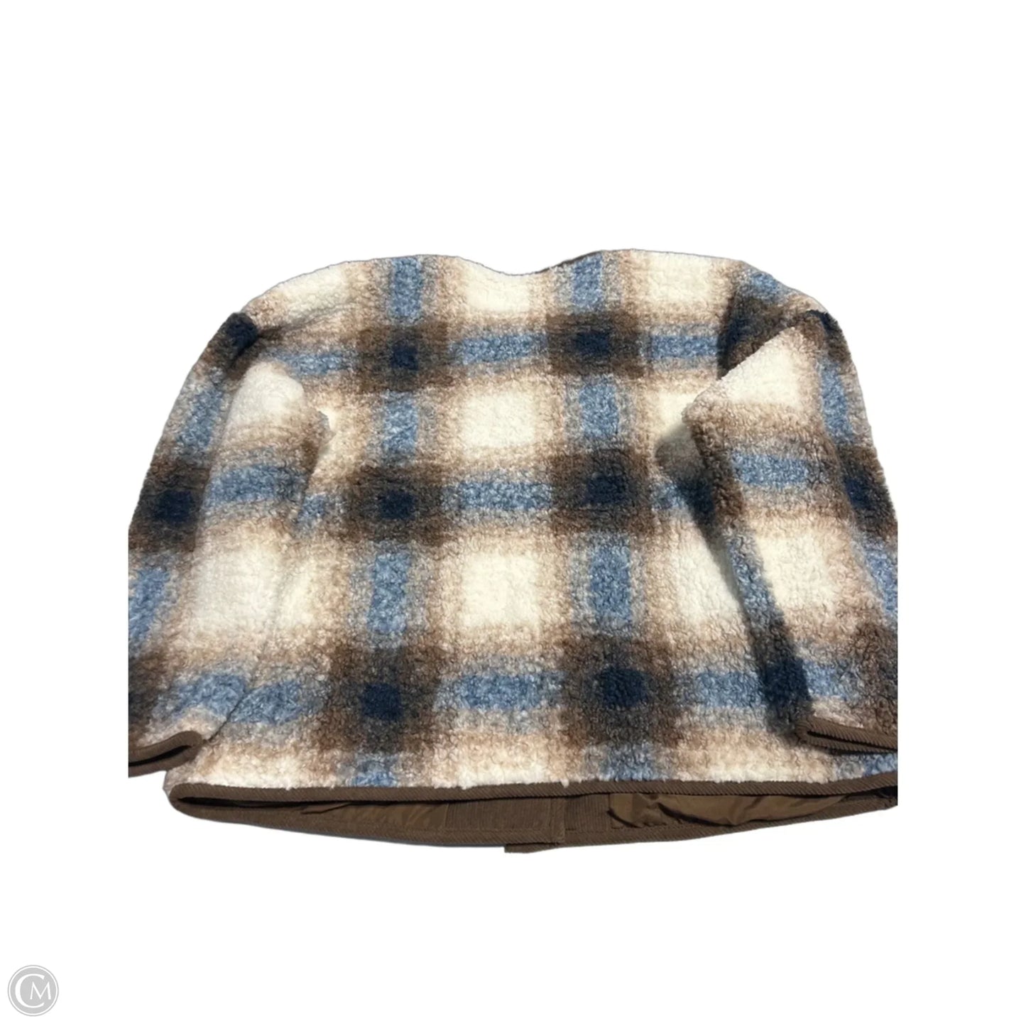 Coat Faux Fur & Sherpa By Sonoma In Brown, Size: Xl