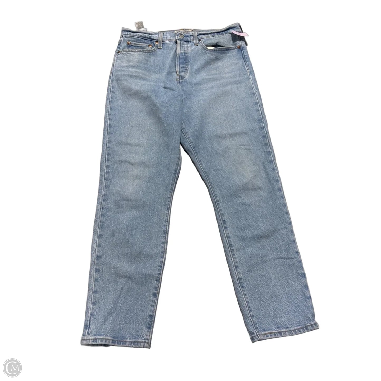 Jeans Wide Leg By Levis In Blue, Size: 12