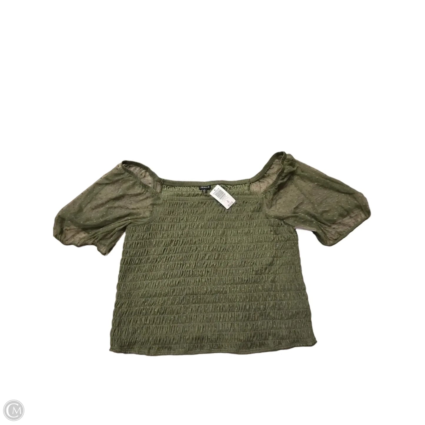 Top Short Sleeve By Torrid In Green, Size: 4x