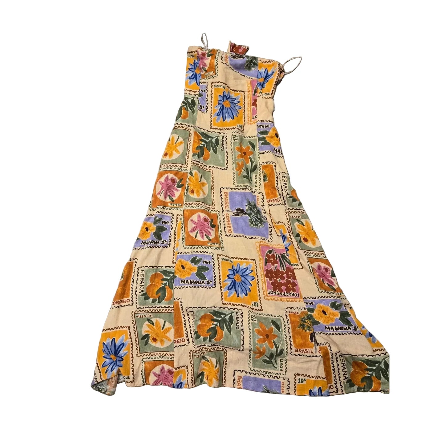 Dress Casual Maxi By Cmc In Beige, Size: L