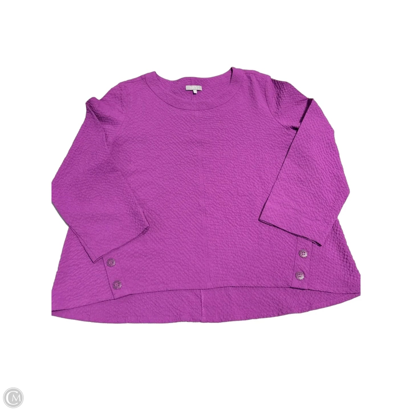 Top Long Sleeve By Habitat In Purple, Size: Xl