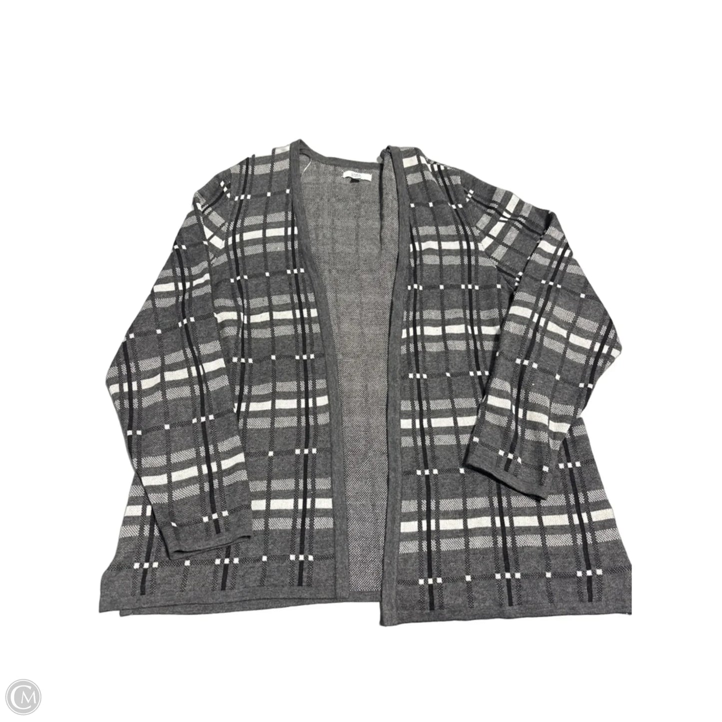 Cardigan By Croft And Barrow In Grey, Size: Xxl