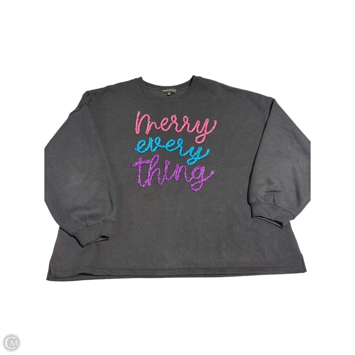 Top Long Sleeve By State Of Mine In Black, Size: Xxl