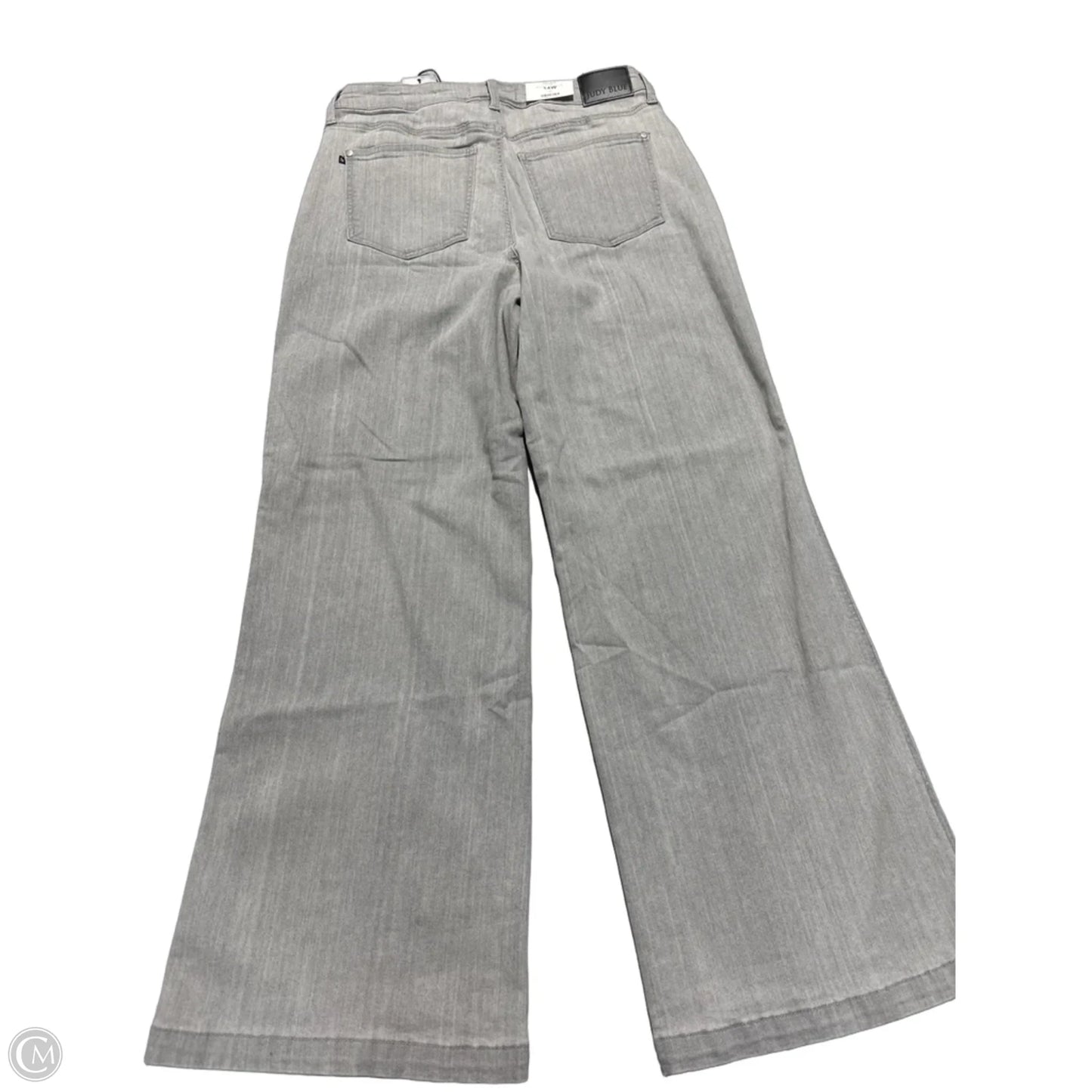 Jeans Wide Leg By Judy Blue In Grey, Size: 14