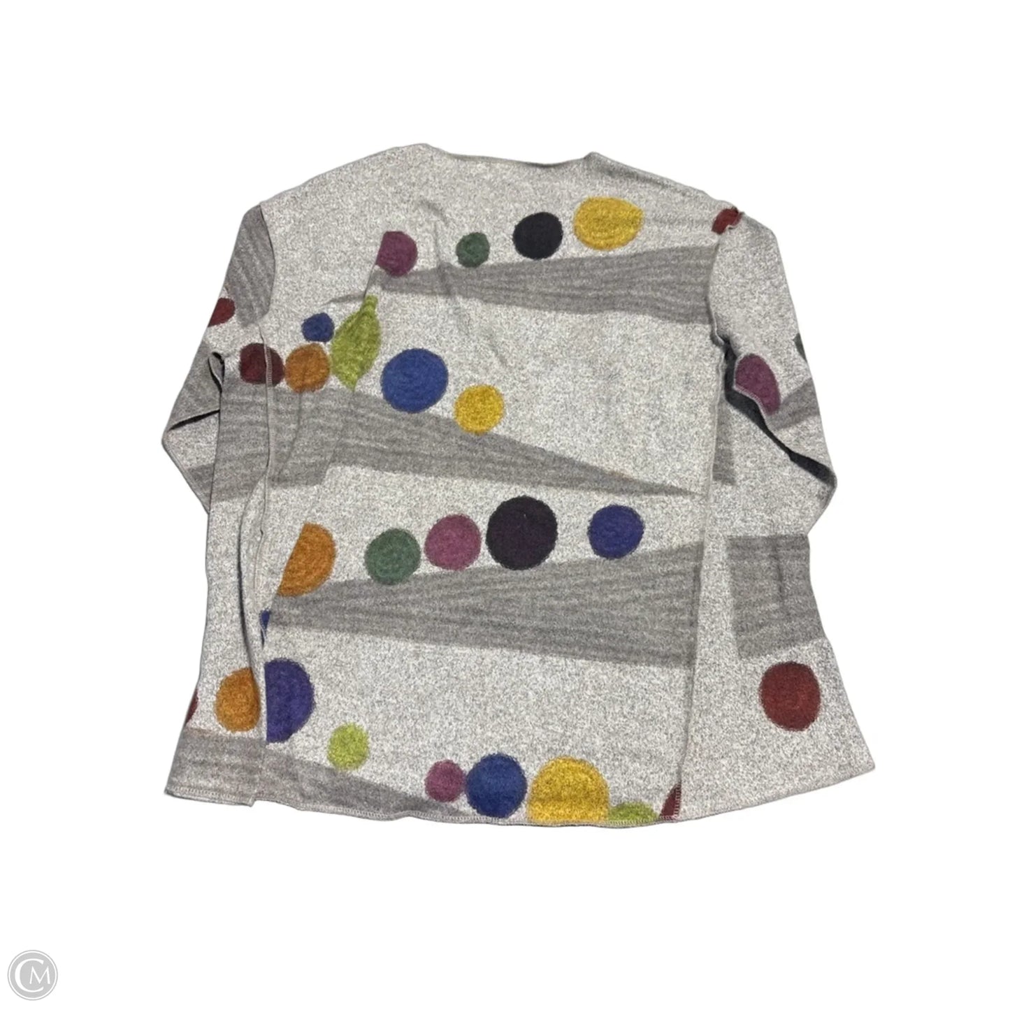 Top Long Sleeve By Cmc In Grey, Size: 2x