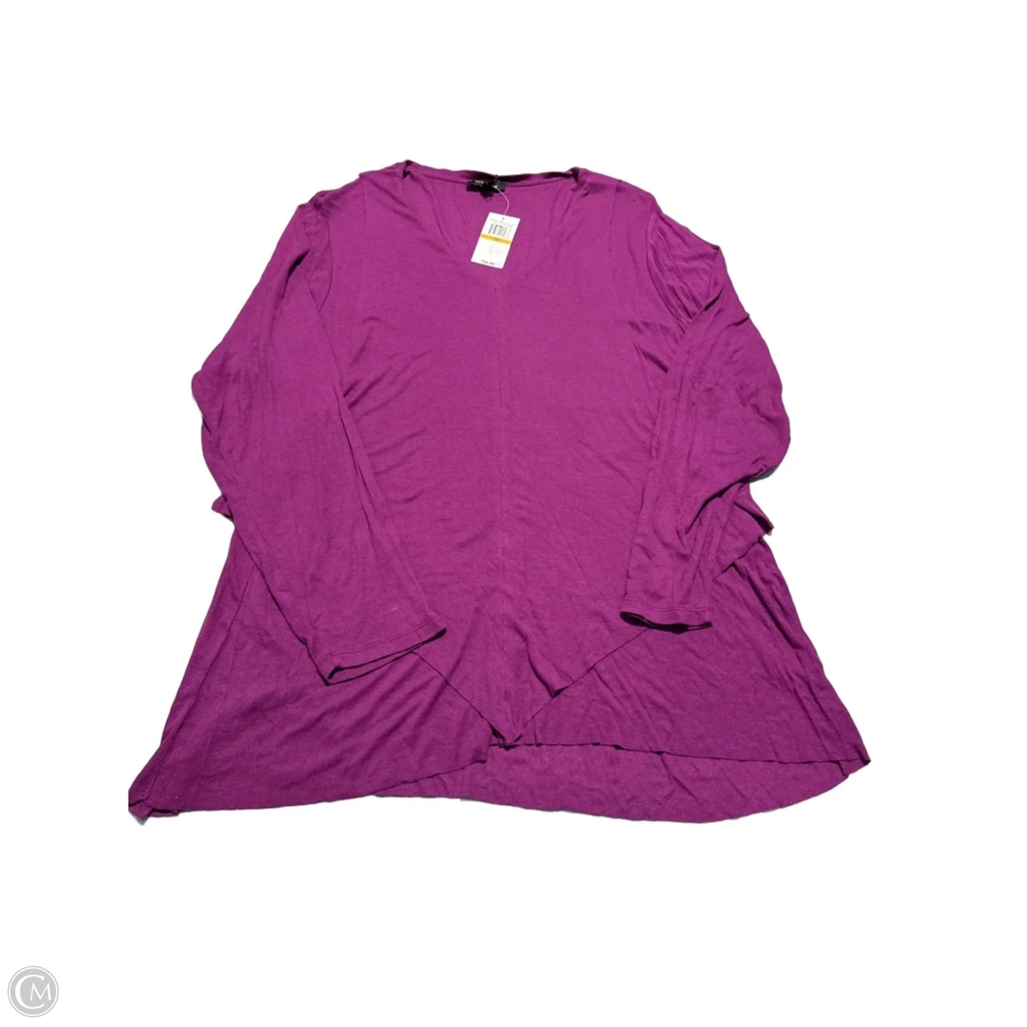 Top Long Sleeve By Cupio In Purple, Size: 3x