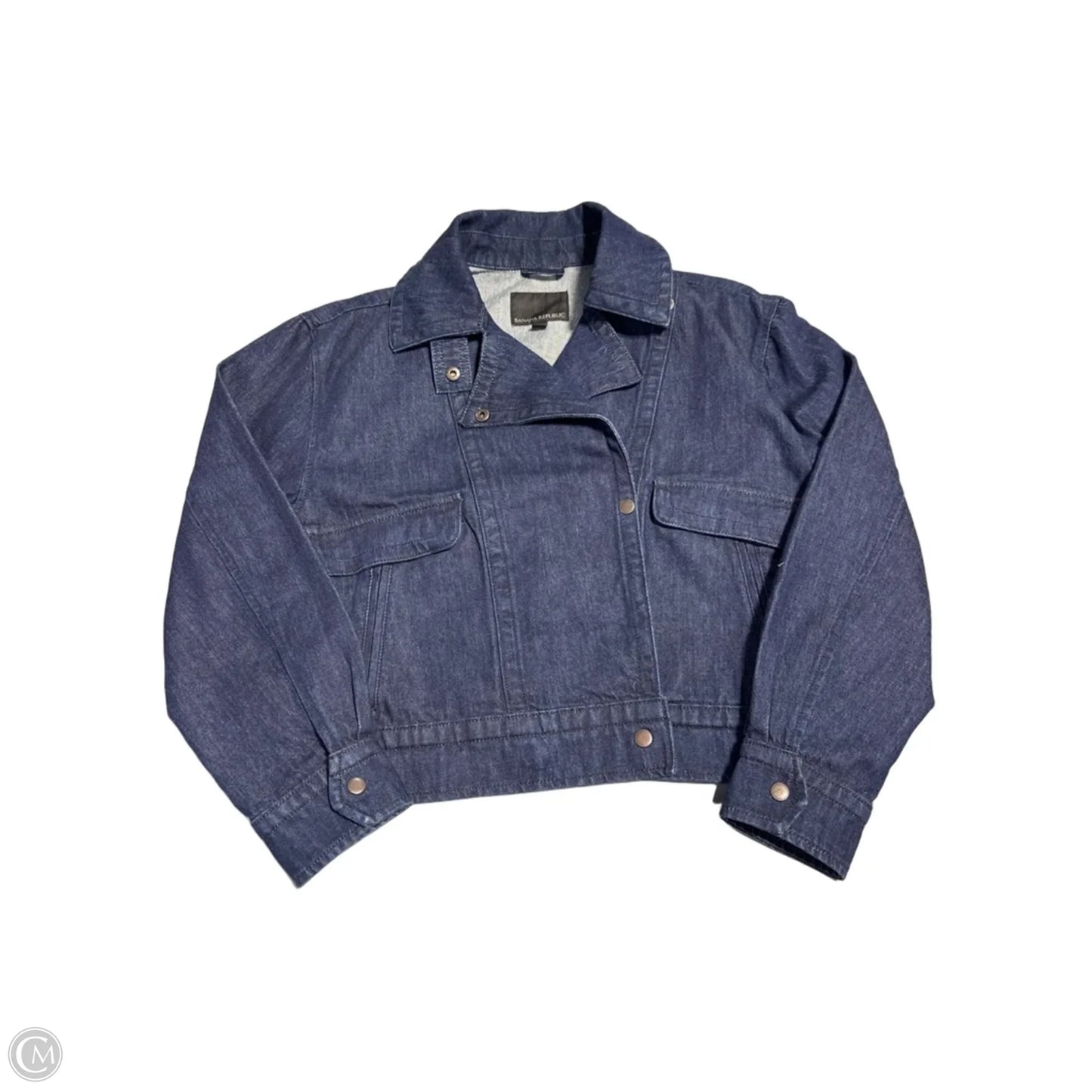 Jacket Denim By Banana Republic In Blue, Size: S