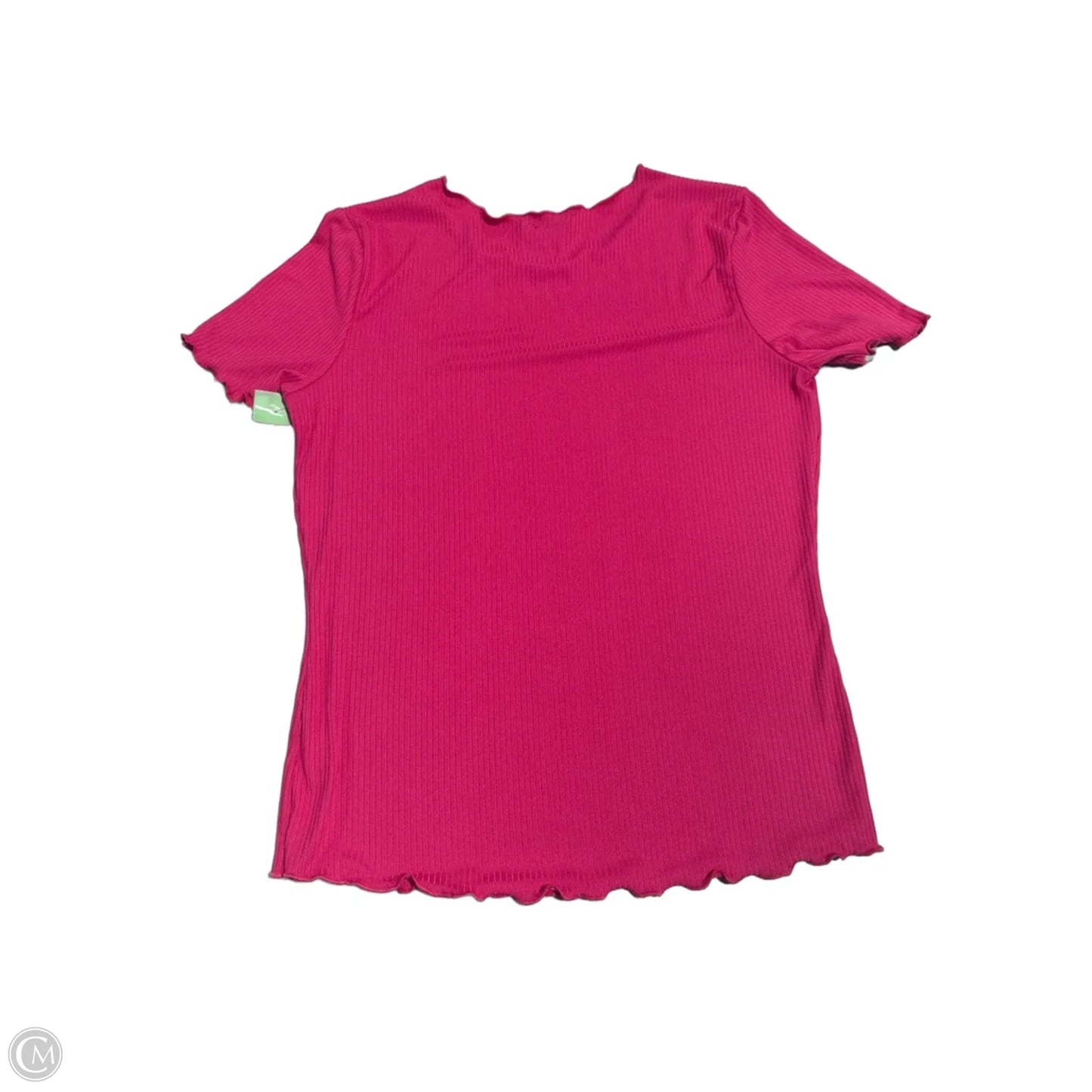 Top Short Sleeve By White Birch In Pink, Size: L