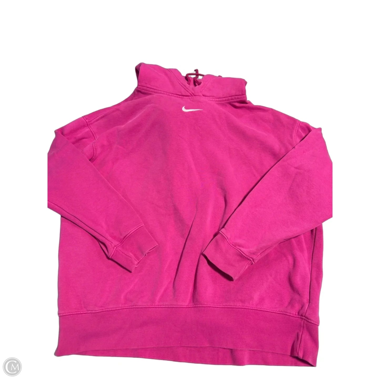 Sweatshirt Hoodie By Nike In Pink, Size: M