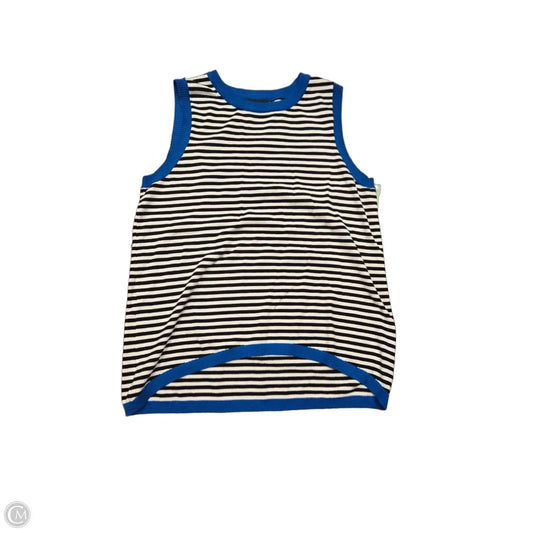 Tank Top By Dokotoo In Blue & White, Size: L
