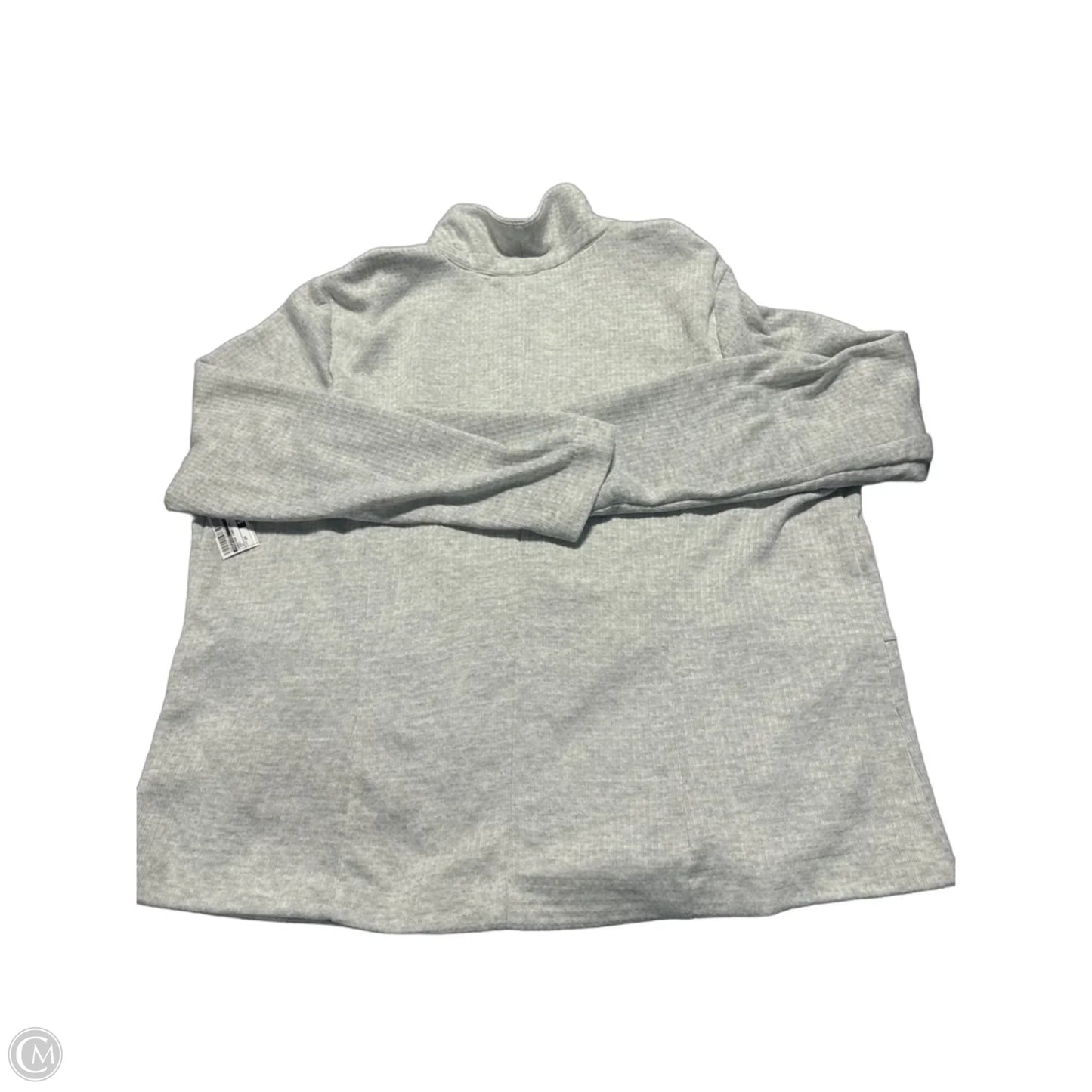 Sweater Cardigan By Maurices In Grey, Size: 2x