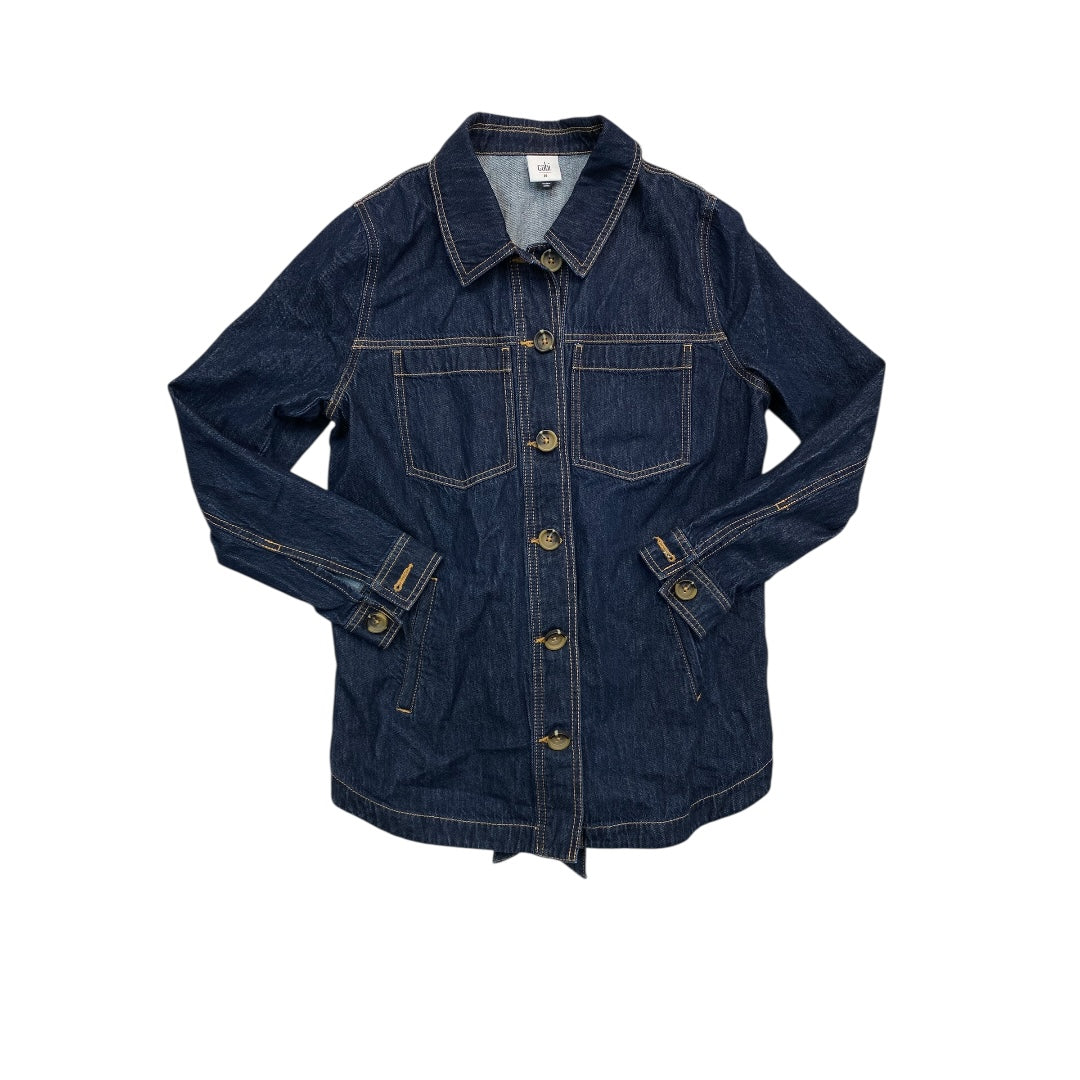 Jacket Denim By Cabi In Blue Denim, Size:M
