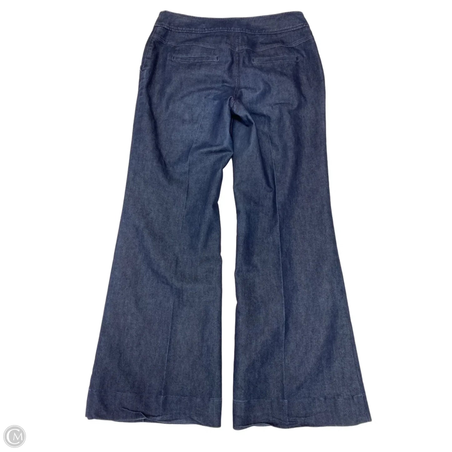 Jeans Wide Leg By Kenneth Cole Reaction In Blue Denim, Size: 6