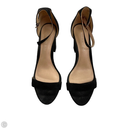 Sandals Heels Block By Steve Madden In Black, Size: 9