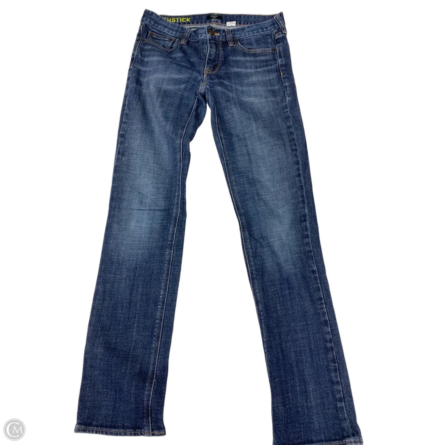 Jeans Skinny By J. Crew In Blue Denim, Size: 6