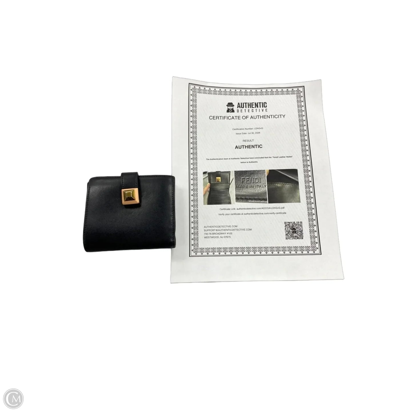Wallet Luxury Designer By Fendi, Size: Small