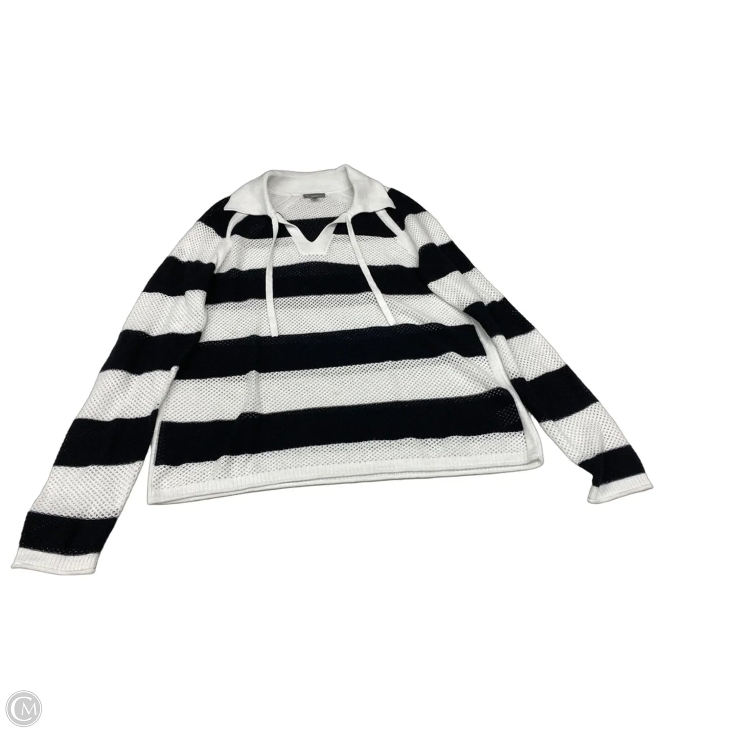Sweater By Talbots In Black & White, Size: Xs