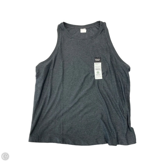Athletic Tank Top By Athletic Works In Black, Size: L