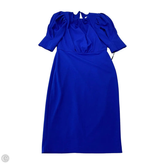 Dress Work By Calvin Klein In Blue, Size: 6