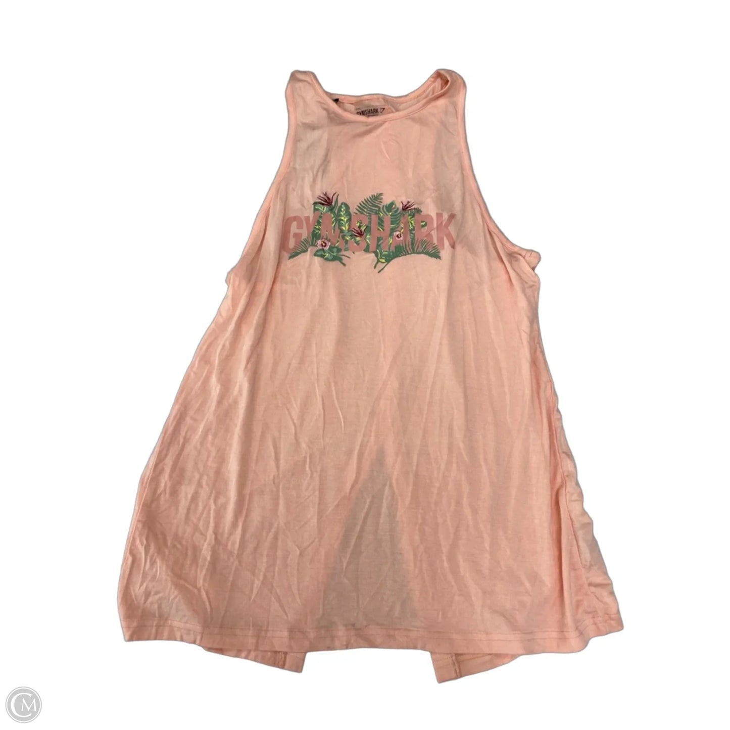 Athletic Tank Top By Gym Shark In Peach, Size: Xs