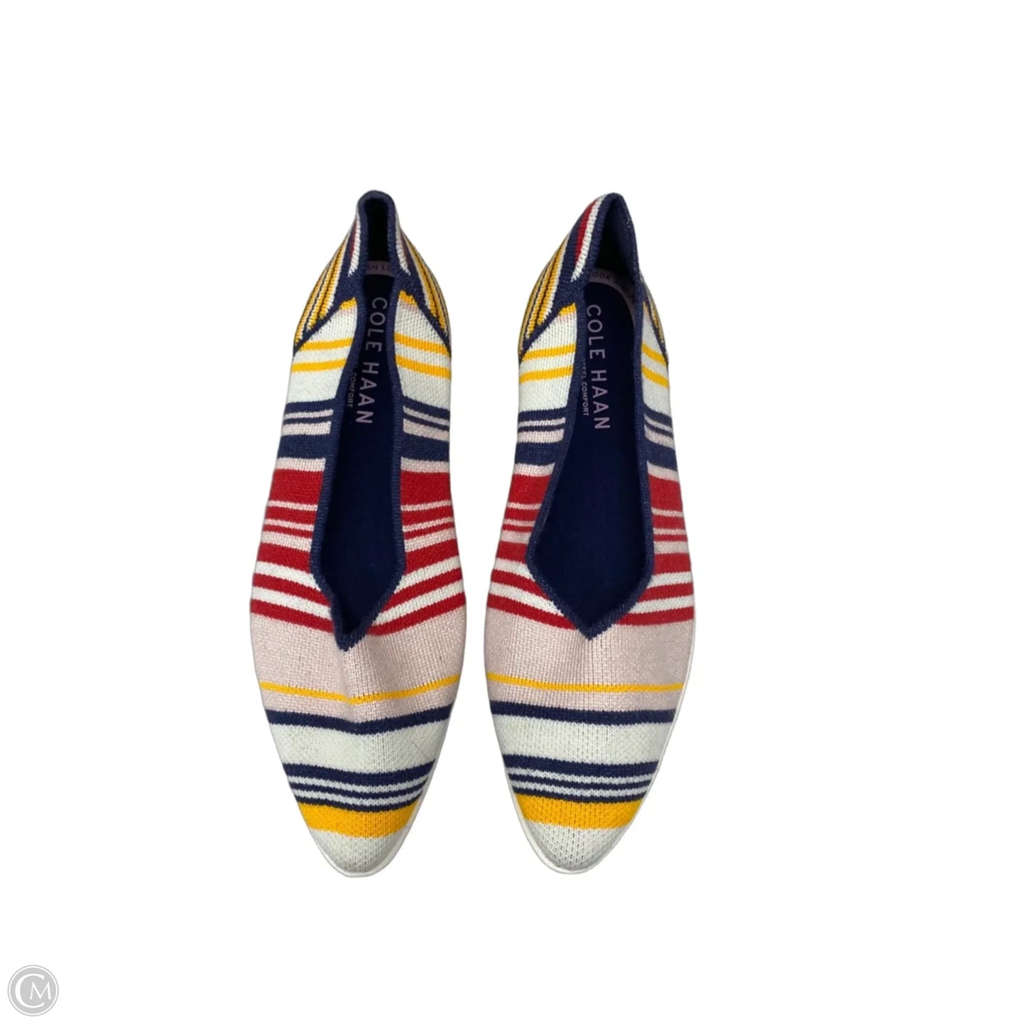 Shoes Flats By Cole-haan In Striped Pattern, Size: 8